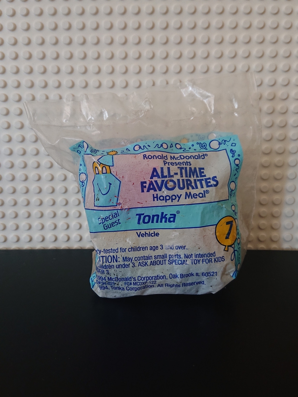 1994 McDonald's All Time Favourites - Tonka Truck Vehicle - Sealed Mcdonalds Toy